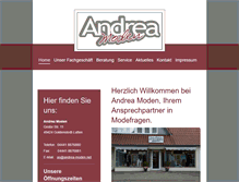 Tablet Screenshot of andrea-moden.net